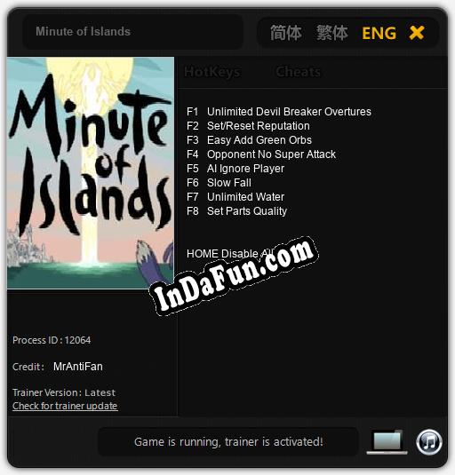Minute of Islands: TRAINER AND CHEATS (V1.0.32)