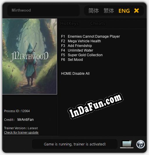 Mirthwood: Cheats, Trainer +6 [MrAntiFan]