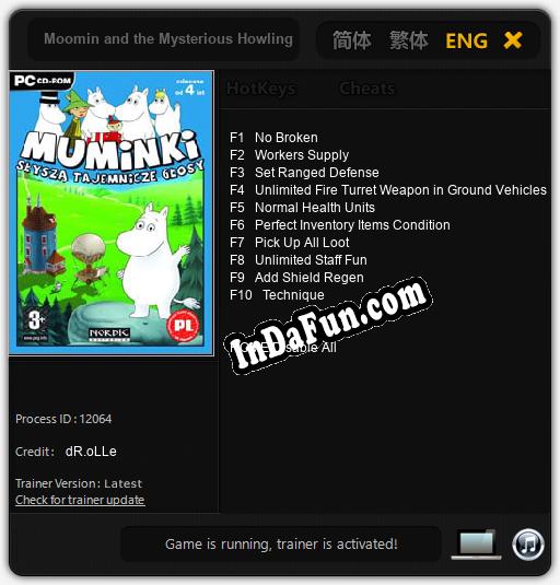 Moomin and the Mysterious Howling: TRAINER AND CHEATS (V1.0.26)