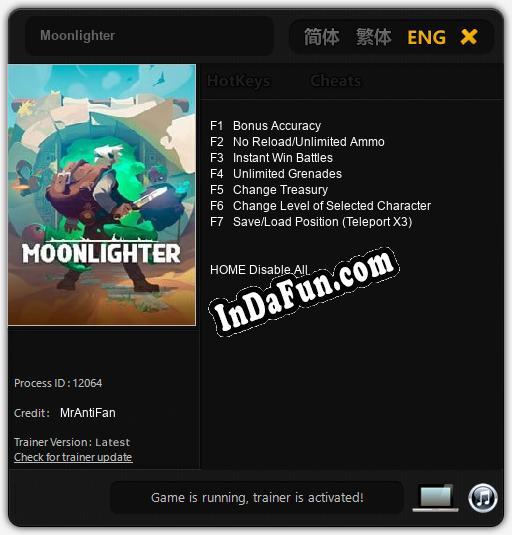 Moonlighter: Cheats, Trainer +7 [MrAntiFan]