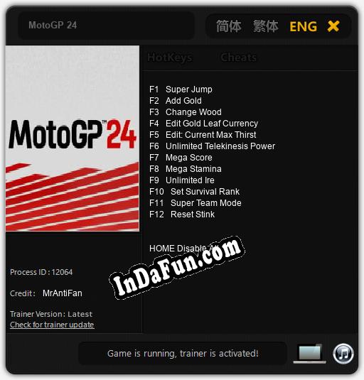 MotoGP 24 TRAINER AND CHEATS (V1.0.48) » Free Download PC Games