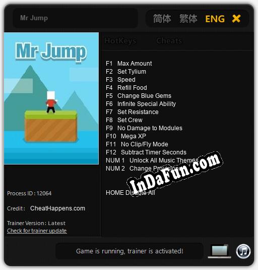 Mr Jump: Trainer +14 [v1.6]