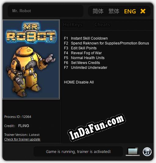 Trainer for Mr. Robot [v1.0.7]