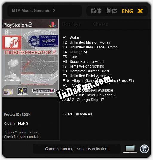 MTV Music Generator 2: Cheats, Trainer +14 [FLiNG]