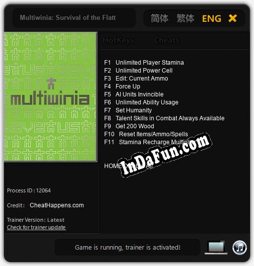 Multiwinia: Survival of the Flattest: TRAINER AND CHEATS (V1.0.4)