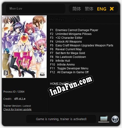 Muv-Luv: Cheats, Trainer +12 [dR.oLLe]