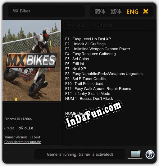 MX Bikes: Cheats, Trainer +13 [dR.oLLe]