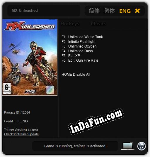 MX Unleashed: TRAINER AND CHEATS (V1.0.87)