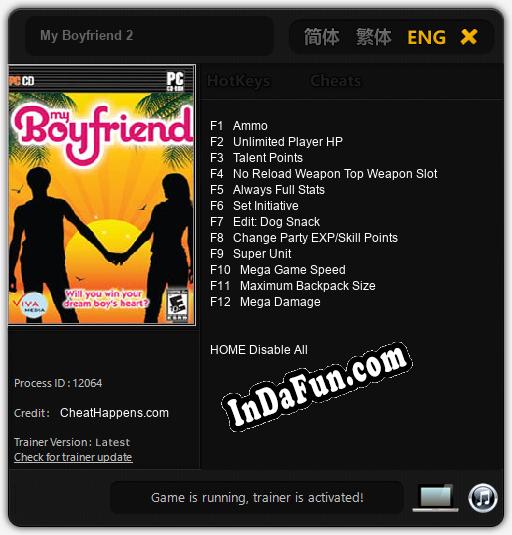 Trainer for My Boyfriend 2 [v1.0.7]