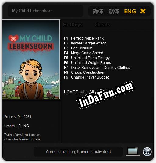 My Child Lebensborn: Cheats, Trainer +9 [FLiNG]