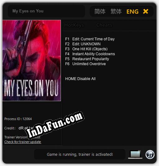 My Eyes on You: Cheats, Trainer +6 [dR.oLLe]