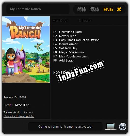 My Fantastic Ranch: Cheats, Trainer +8 [MrAntiFan]