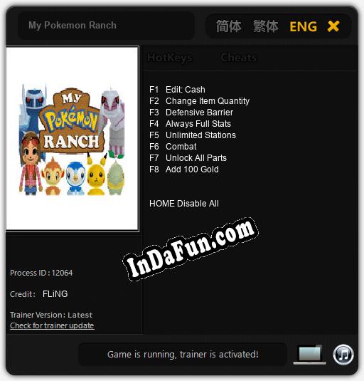 My Pokemon Ranch: Trainer +8 [v1.3] » Free Download PC Games - Direct ...