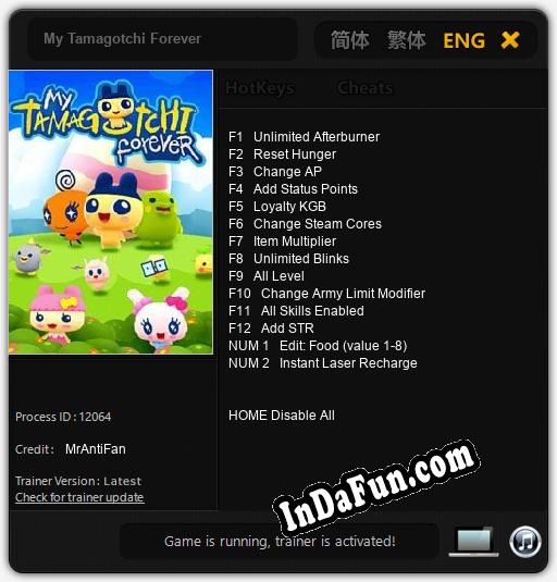 My Tamagotchi Forever: TRAINER AND CHEATS (V1.0.7)