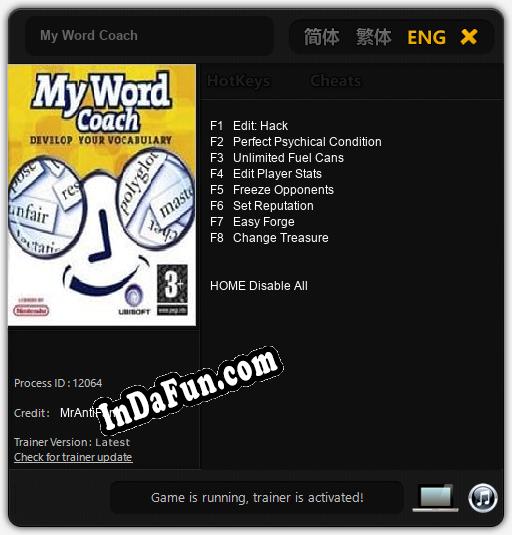 My Word Coach: TRAINER AND CHEATS (V1.0.14)