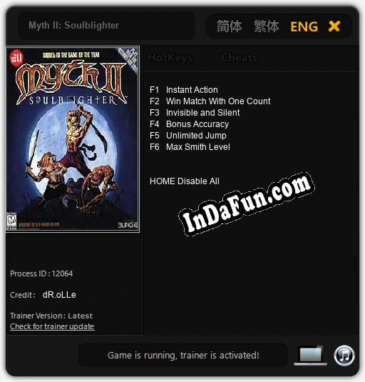 Myth II: Soulblighter: Cheats, Trainer +6 [dR.oLLe]