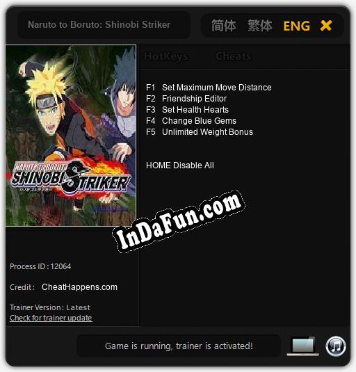 Naruto to Boruto: Shinobi Striker: Trainer +5 [v1.1]