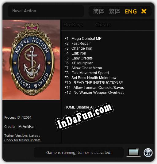 Naval Action: Cheats, Trainer +12 [MrAntiFan]