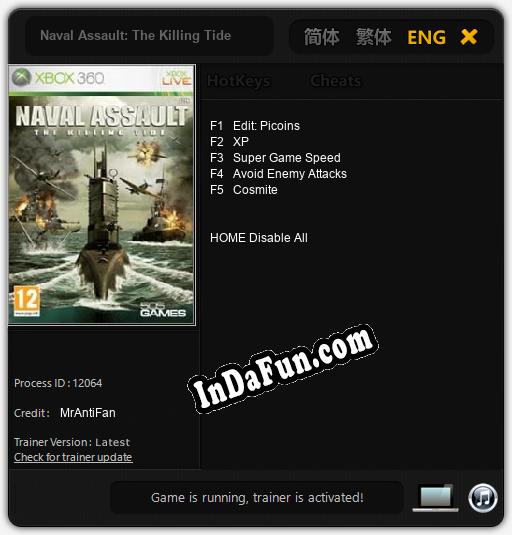 Naval Assault: The Killing Tide: TRAINER AND CHEATS (V1.0.36)