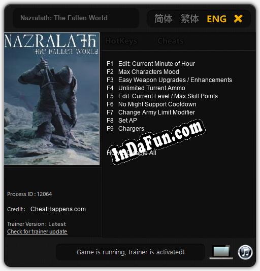 Nazralath: The Fallen World: Trainer +9 [v1.9]