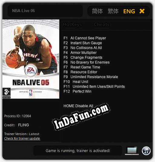 Trainer for NBA Live 06 [v1.0.5]