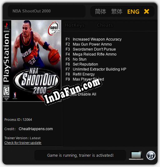 NBA ShootOut 2000: Trainer +9 [v1.2]