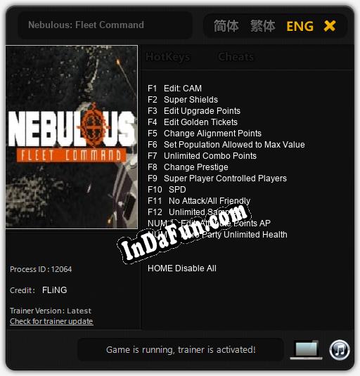 Nebulous: Fleet Command: Trainer +14 [v1.8]