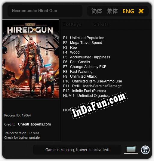 Necromunda: Hired Gun: Trainer +13 [v1.4]