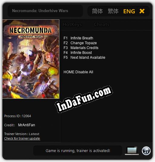 Necromunda: Underhive Wars: TRAINER AND CHEATS (V1.0.73)