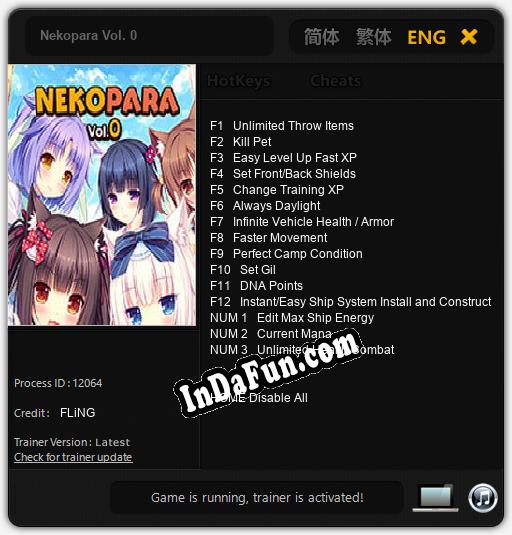 Nekopara Vol. 0: TRAINER AND CHEATS (V1.0.44)