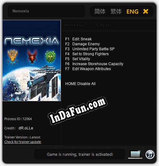 Nemexia: Cheats, Trainer +7 [dR.oLLe]