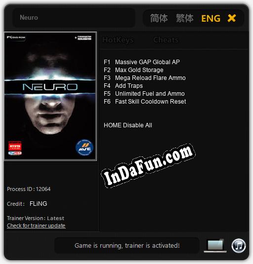 Neuro: TRAINER AND CHEATS (V1.0.73)