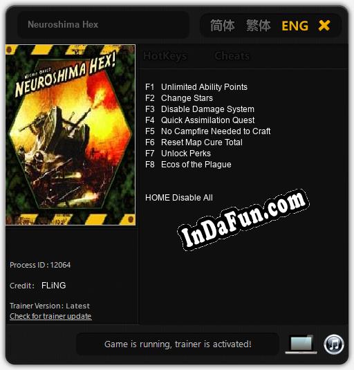 Neuroshima Hex: Cheats, Trainer +8 [FLiNG]