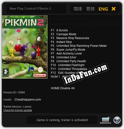 New Play Control! Pikmin 2: Cheats, Trainer +13 [CheatHappens.com]