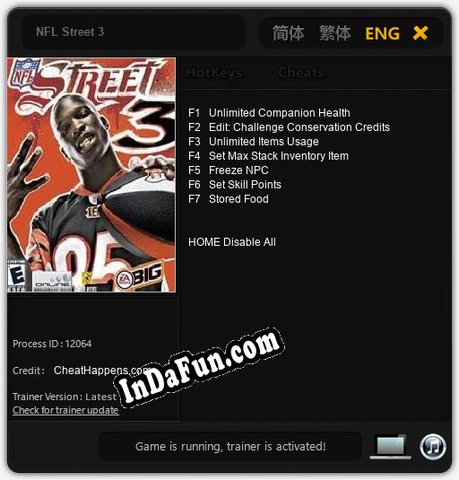 Trainer for NFL Street 3 [v1.0.2]