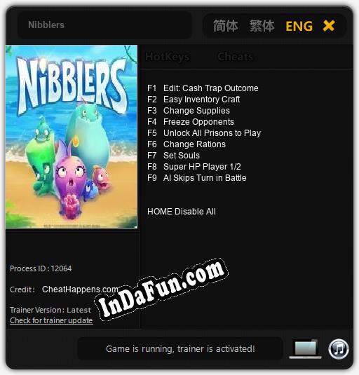 Nibblers: Cheats, Trainer +9 [CheatHappens.com]