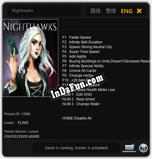 Nighthawks: Cheats, Trainer +15 [FLiNG]