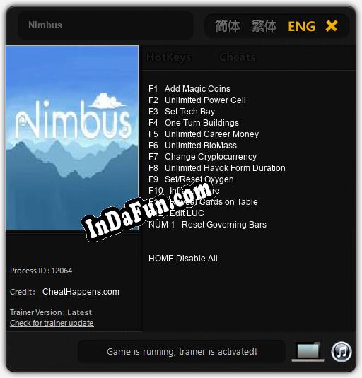 Nimbus: Cheats, Trainer +13 [CheatHappens.com]