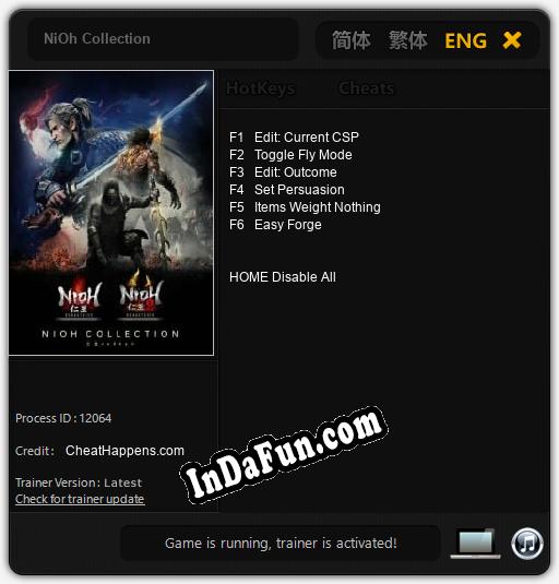 NiOh Collection: Trainer +6 [v1.6]