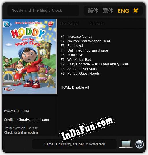 Noddy and The Magic Clock: TRAINER AND CHEATS (V1.0.66)