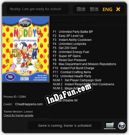 Trainer for Noddy: Lets get ready for school [v1.0.4]