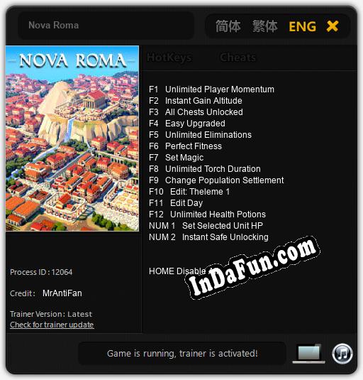 Nova Roma: Cheats, Trainer +14 [MrAntiFan]