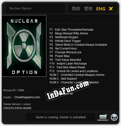 Trainer for Nuclear Option [v1.0.3]