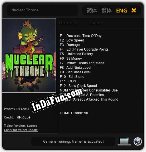 Nuclear Throne: TRAINER AND CHEATS (V1.0.84)