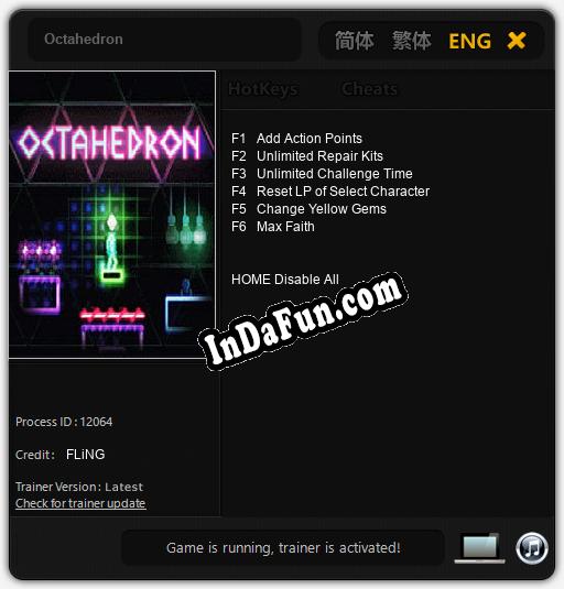 Octahedron: Cheats, Trainer +6 [FLiNG]