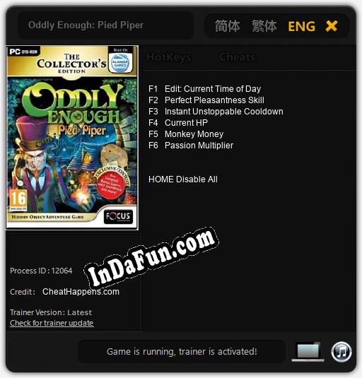 Oddly Enough: Pied Piper: Trainer +6 [v1.9]