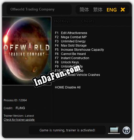 Offworld Trading Company: TRAINER AND CHEATS (V1.0.48)