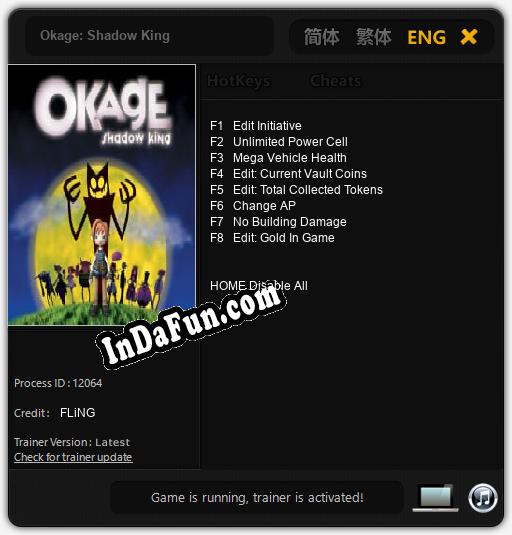 Okage: Shadow King: TRAINER AND CHEATS (V1.0.67)
