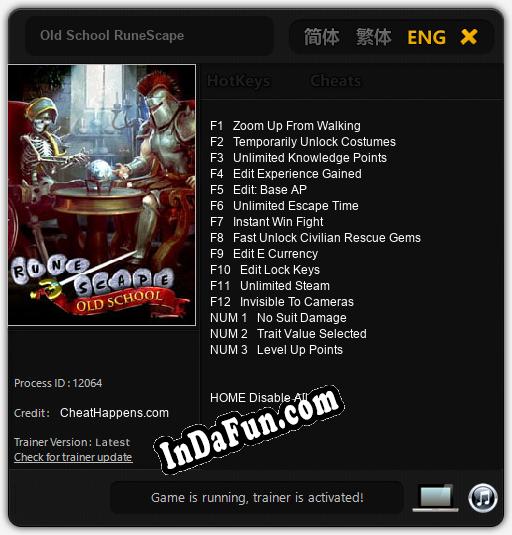 Old School RuneScape: Trainer +15 [v1.5] » Free Download PC Games ...