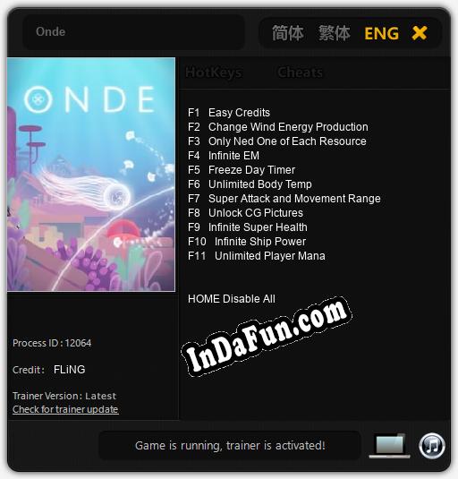 Trainer for Onde [v1.0.8]